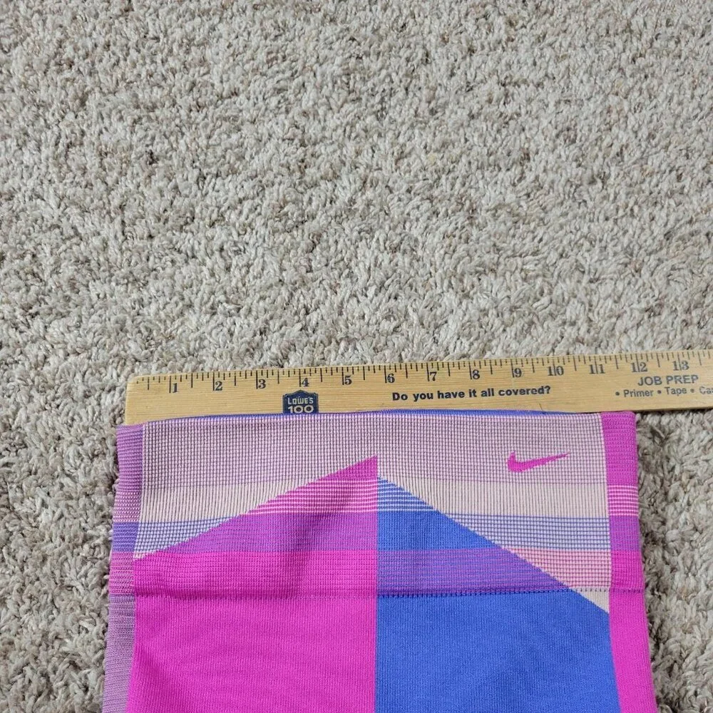 Nike Training Tights Womens Small Sculpt Icon Clash Seamless Colorful Flaw*